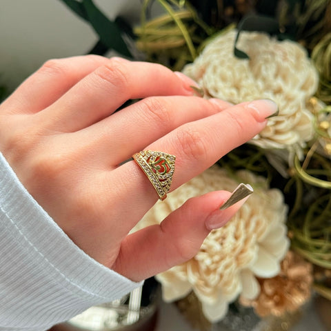 15 años ring gold plated - 15 years