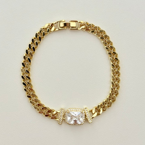 Fancy Gold plated Stone Bracelet