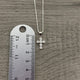 Mini Sterling Silver Crucifix Necklace 02