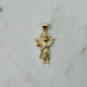 14k Real Gold Divino Nino Jesus Pendant 1193