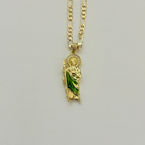 San Judas Green Necklace 03