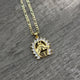 Gold Plated Horse Necklace 04