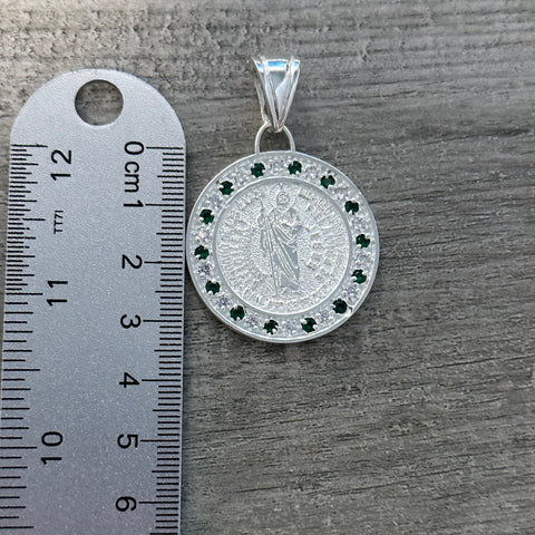 925 Silver San Judas Pendant