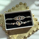 Virgencita bracelet rhodium plated two styles