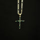 Green Cross Necklace 020