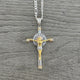 Silver Cross Necklace 07