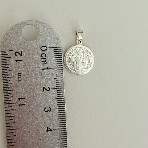 925 San Benito Double Sided Necklace Cruz de Caravaca