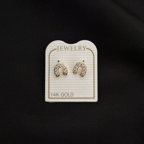 14k Gold Mini Stud Earrings with screw back