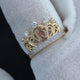 14k Solid Gold 15 Ring 2679 - Quince