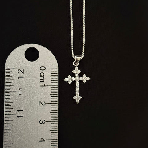 Mini 925 Silver Cross Necklace