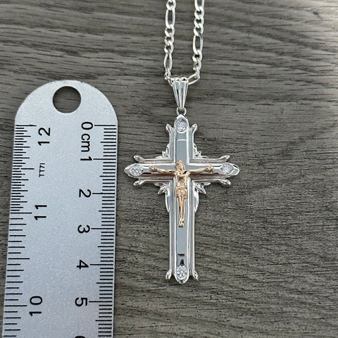 Silver Cross Necklace 08
