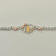 Virgencita bracelet rhodium plated two styles