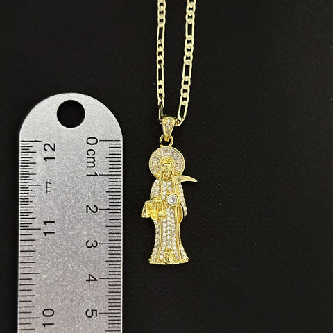 Santa Muerte Necklace 09