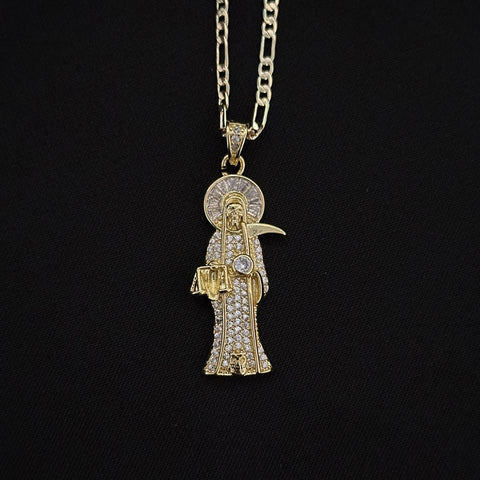 Santa Muerte Necklace 09