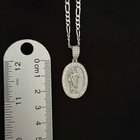 925 Silver San Judas Pendant