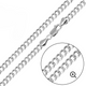 925 Curb link chain 4MM