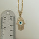 Hand Evil Eye Necklace 013