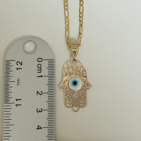 Hand Evil Eye Necklace 013