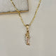 Three Tone San Judas Necklace (1pc)