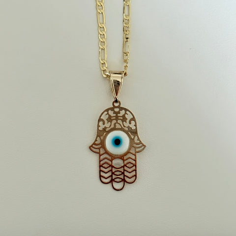 Hand Evil Eye Necklace 013