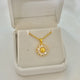 Gold plated Sunflower Necklace