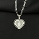 925 Virgencita Heart Necklace 02