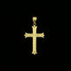 14k Real Gold Cross Pendant