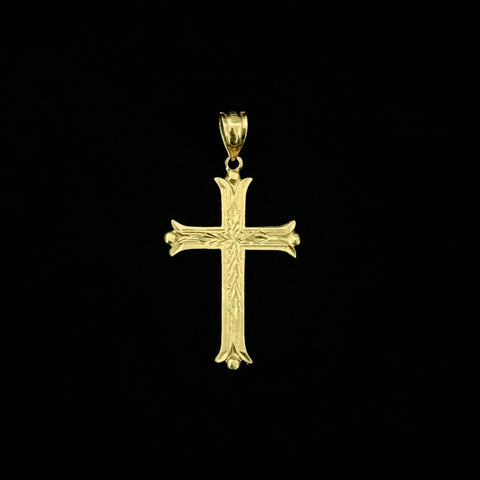 14k Real Gold Cross Pendant