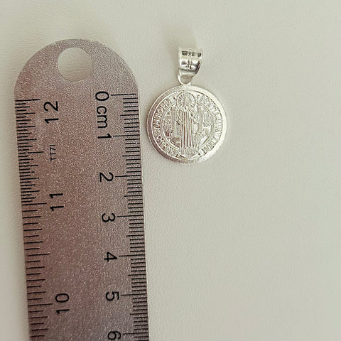 925 San Benito Double Sided Necklace Cruz de Caravaca