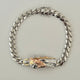 925 Silver San Judas Bracelet Rhodium plated