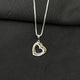 925 Silver Heart Necklace 036