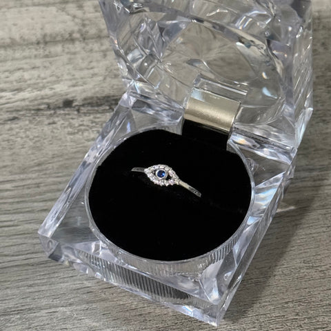 925 Silver Evil Eye Ring