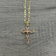 Pink Cross Necklace 06