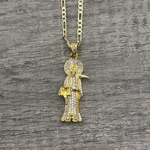 Santa Muerte Necklace 09