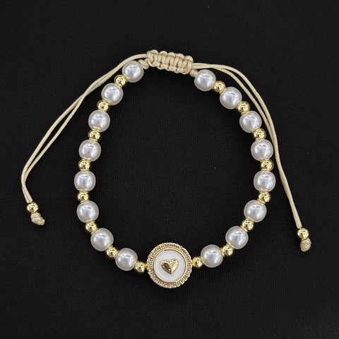 Adjustable Pearls Bracelet (1pc)