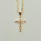 White Cross Necklace 019