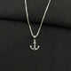 Mini 925 Silver Anchor Necklace