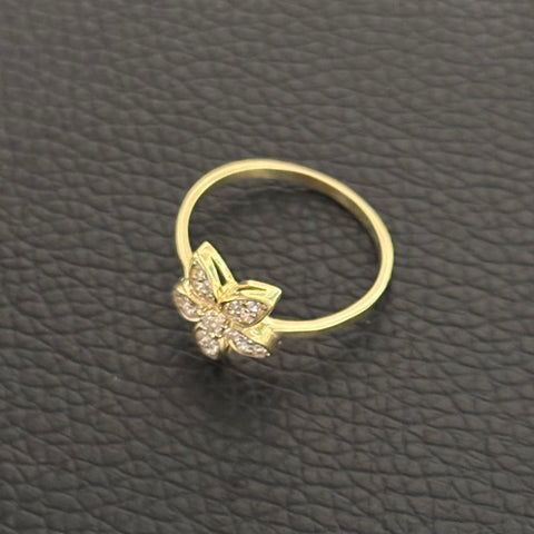 10k Gold Flower Ring