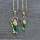 Set of two San Judas necklaces