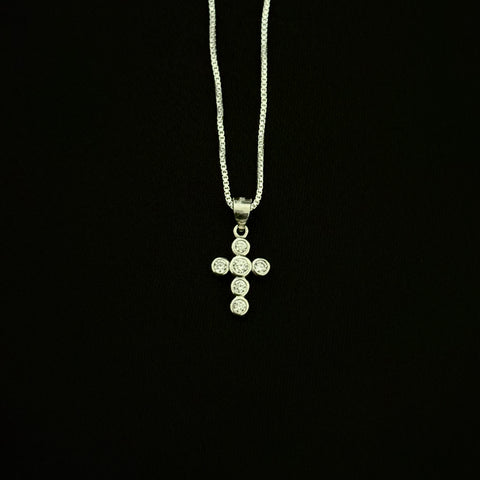 Mini 925 Silver Crucifix Necklace 02