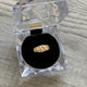 14k real gold nugget ring lightweight 3484