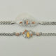 Virgencita bracelet rhodium plated two styles