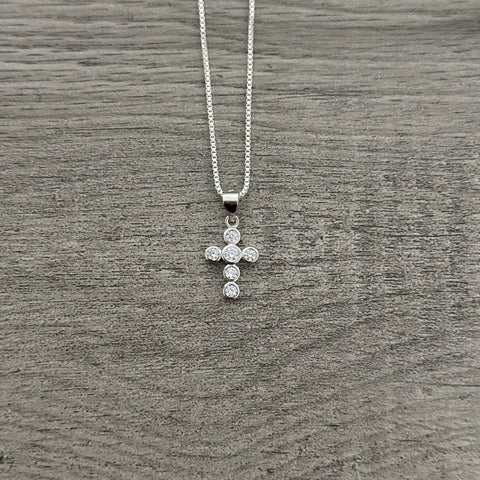 Mini 925 Silver Crucifix Necklace 02