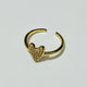 Adjustable Heart Ring 01