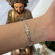 Silver San Judas bracelet