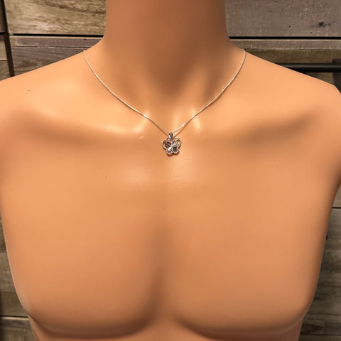 Silver Butterfly Necklace
