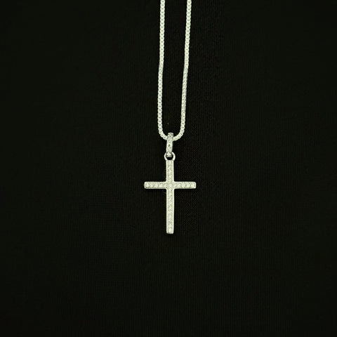 Mini 925 Silver Cross Necklace