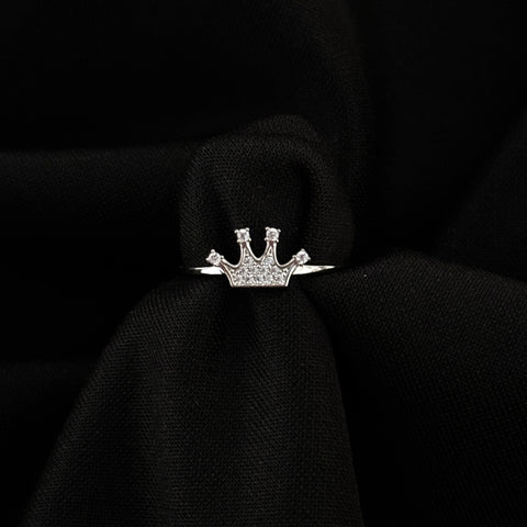 925 Silver Crown Ring