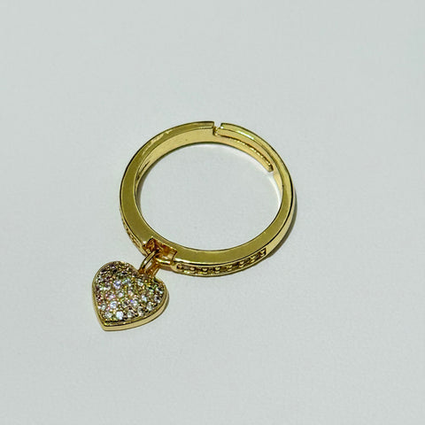 Adjustable Heart Ring