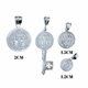 925 San Benito Double Sided Necklace Cruz de Caravaca